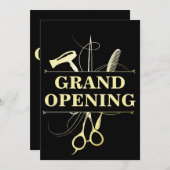 Beauty Salon Grand Opening Uitnodigingskaart Kaart (Voorkant / Achterkant)