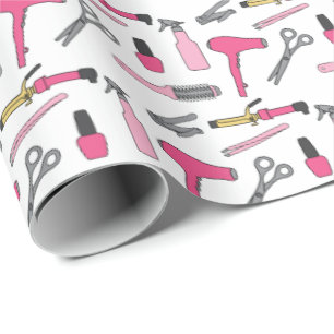 Beauty, Salon, Hair Stylist, Nail Tech Cadeaupapier