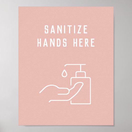Beauty Salon Hygiene anitize je Poster (Voorkant)