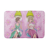 Beauty Salon Illustration Girly | Bath Mat (Voorkant)