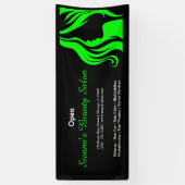 Beauty Salon (Limoen) Spandoek (Verticaal)