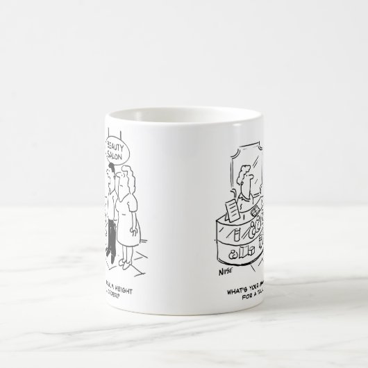Beauty Salon - maximumhoogte voor een hoge bestell Koffiemok (Center)