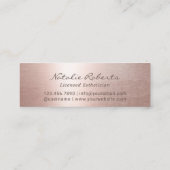 Beauty Salon Modern Blush Roos Gold Loyalty (Achterkant)