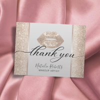 Beauty Salon Modern Ivory Gold Glitter Hartelijk d