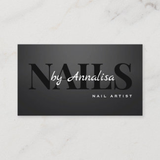 Beauty Salon Nails Business Card Visitekaartje