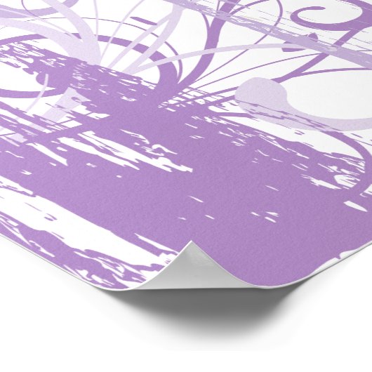 BEAUTY Salon Poster Spa Paint n Swirls (Hoek)