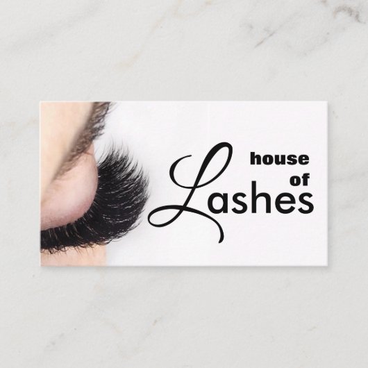 Beauty Salon Spa Lashes Brows Visitekaartje (Voorkant)