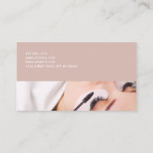 Beauty Salon Spa Lashes Brows Visitekaartje (Achterkant)