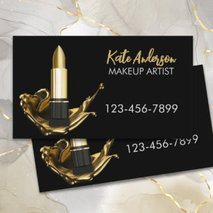 Beauty Salon Stylist Cosmetologist Make-up Artist Visitekaartje