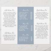 Beauty Salon Trifold Brochure Elegant Floral (Achterkant)