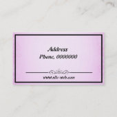 Beauty Salon Visitekaartje (Achterkant)