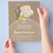Beauty spa salon flyer (Hand)