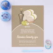 Beauty spa salon flyer (Enkel)