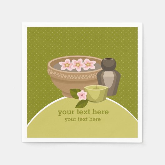 Beauty Spa Salon Servet (Voorkant)