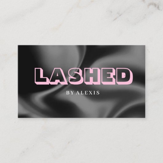 Beauty Studio Lashed Business Card Visitekaartje (Voorkant)