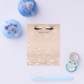 Beauty Studio Lashes Make-up Stylist Gold Blush Flyer (Enkel)