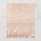 Beauty Studio Lashes Makeup Stylist Gold Skinny Flyer (Achterkant)