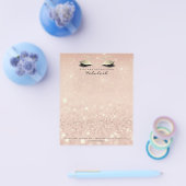 Beauty Studio Lashes Makeup Stylist Gold Skinny Flyer (Enkel)