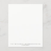 Beauty Studio Lashes Makeup Stylist Pink White Flyer (Achterkant)