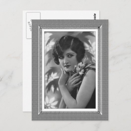 Beauty - Those Eyes - in zwart-wit Briefkaart (Voorkant / Achterkant)