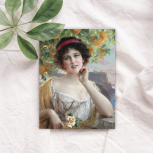 Beauty Under The Oranje Tree door Émile Vernon Briefkaart