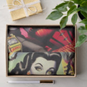 Beauty Vampire Pin-up Tissuepapier (Geschenk)