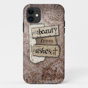 Beauty van Ashes Christelijk Damask Inspirerend iPhone 11 Hoesje