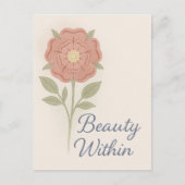 Beauty Within — Key chain Briefkaart (Voorkant)