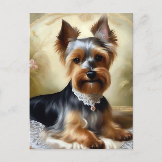 Beauty Yorkshire Terrier Schattige Briefkaart (Voorkant)