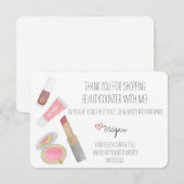 Beautycounter Produit Carte de remerciements dessi (Devant / Derrière)