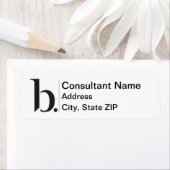 Beautycounter Retour Étiquette NOUVEAU LOGO (En situation)