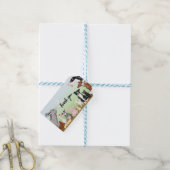 Beaux animaux de ferme merci étiquette cadeau (With Twine)