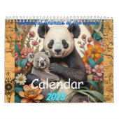 Beaux animaux du calendrier mondial 2025 (Protection)