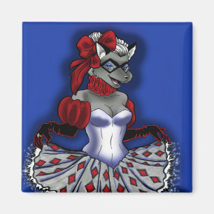 Beaux Arts Cat Magnet Magneet