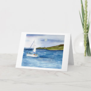 Beaux-Arts de la voile à la Pleine lune Carte Note