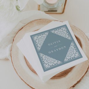 Beaux Arts Personalized Wedding Servetten