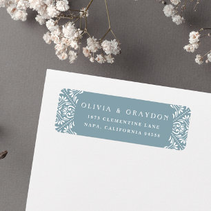 Beaux Arts Return-adreslabel Tourmaline Etiket