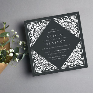 Beaux Arts Square Weddenschap Koolstof Kaart