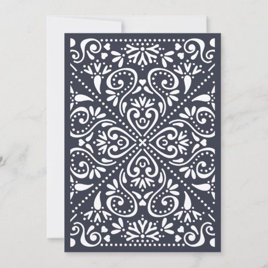 Beaux Arts Trouwkaart | Inkt Kaart (Achterkant)