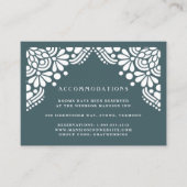 Beaux Arts Wedding Hotel Accommodatie Cards Informatiekaartje (Voorkant)
