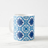 💙 Beaux azulejos bleus I Mug à café (Devant gauche)