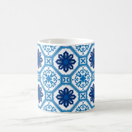 💙 Beaux azulejos bleus I Mug à café (Centre)
