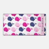 Beaux Baleines, Motif De Baleines, Votre Nom (Recto)