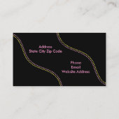 Beaux Cartes de visite (Dos)