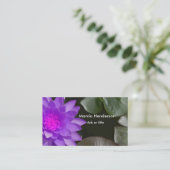 Beaux cartes de visite de fleur (Debout devant)