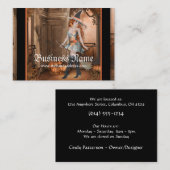 Beaux cartes de visite d'imaginaire de la sorcière (Devant / Derrière)