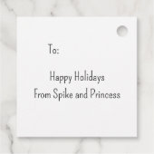 Beaux chats abyssiniens sur un paquet étiquettes c (Dos)