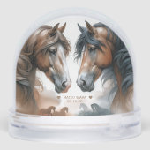 Beaux Chevaux Ajouter Photo Dome (Arrière)