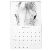 Beaux Chevaux Calendrier Cheval 12 Mois (Mar 2027)
