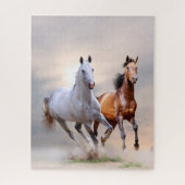 Beaux chevaux de course, Jigsaw Puzzle (Vertical)